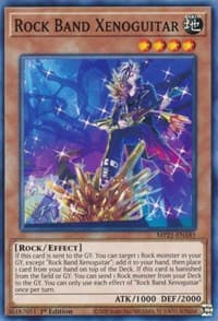 Rock Band Xenoguitar - 2021 Tin of Ancient Battles - YuGiOh card