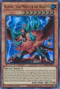 Alpha, the Master of Beasts - 2021 Tin of Ancient Battles - YuGiOh card