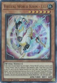 Virtual World Kirin - Lili - 2021 Tin of Ancient Battles - YuGiOh card