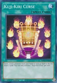 Kuji-Kiri Curse - 2021 Tin of Ancient Battles - YuGiOh card