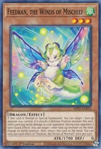 Feedran, the Winds of Mischief - 2021 Tin of Ancient Battles - YuGiOh card