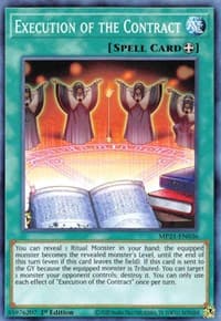 Execution of the Contract - 2021 Tin of Ancient Battles - YuGiOh card
