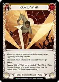 Ode to Wrath - FAB027 - Flesh and Blood: Promo Cards - Flesh and Blood TCG card