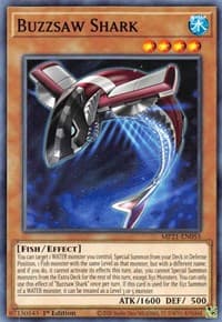 Buzzsaw Shark - 2021 Tin of Ancient Battles - YuGiOh card
