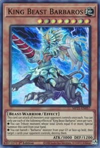 King Beast Barbaros - 2021 Tin of Ancient Battles - YuGiOh card