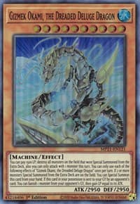 Gizmek Okami, the Dreaded Deluge Dragon - 2021 Tin of Ancient Battles - YuGiOh card
