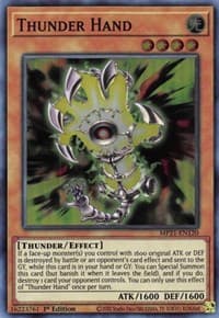 Thunder Hand - 2021 Tin of Ancient Battles - YuGiOh card