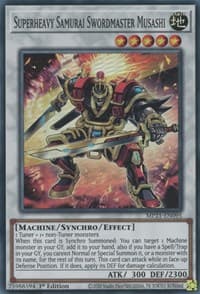 Superheavy Samurai Swordmaster Musashi - 2021 Tin of Ancient Battles - YuGiOh card