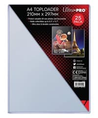 8.3" x 11.7" Clear A4 Toploader (25-Count) - Ultra Pro Toploaders - Collectible Storage card