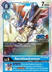 AeroVeedramon (DC-1 Grand Prix) - Release Special Booster 1.5 - Digimon Card Game card