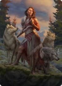 Arlinn, the Pack's Hope Art Card (01/81) - Art Series: Innistrad: Midnight Hunt - Magic: The Gathering card
