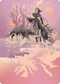 Arlinn, the Pack's Hope Art Card (03/81) - Art Series: Innistrad: Midnight Hunt - Magic: The Gathering card