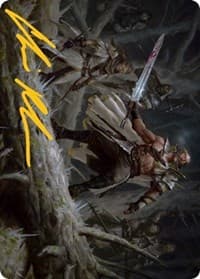 Tovolar, Dire Overlord Art Card (05/81) (Gold-Stamped Signature) - Art Series: Innistrad: Midnight Hunt - Magic: The Gathering card