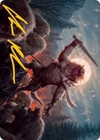 Tovolar, the Midnight Scourge Art Card (06/81) (Gold-Stamped Signature) - Art Series: Innistrad: Midnight Hunt - Magic: The Gathering card