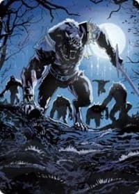 Tovolar, the Midnight Scourge Art Card (08/81) - Art Series: Innistrad: Midnight Hunt - Magic: The Gathering card