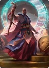 Teferi, Who Slows the Sunset Art Card - Art Series: Innistrad: Midnight Hunt - Magic: The Gathering card