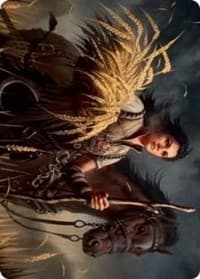 Ambitious Farmhand Art Card - Art Series: Innistrad: Midnight Hunt - Magic: The Gathering card