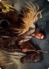 Ambitious Farmhand Art Card (Gold-Stamped Signature) - Art Series: Innistrad: Midnight Hunt - Magic: The Gathering card