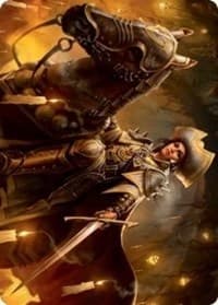 Seasoned Cathar Art Card - Art Series: Innistrad: Midnight Hunt - Magic: The Gathering card