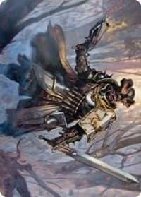 Brutal Cathar Art Card - Art Series: Innistrad: Midnight Hunt - Magic: The Gathering card