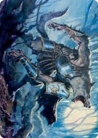 Moonrage Brute Art Card - Art Series: Innistrad: Midnight Hunt - Magic: The Gathering card