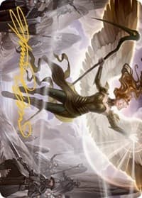 Sigarda's Splendor Art Card (Gold-Stamped Signature) - Art Series: Innistrad: Midnight Hunt - Magic: The Gathering card