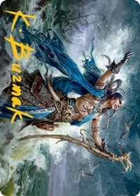 Lier, Disciple of the Drowned Art Card (Gold-Stamped Signature) - Art Series: Innistrad: Midnight Hunt - Magic: The Gathering card