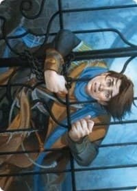Locked in the Cemetery Art Card - Art Series: Innistrad: Midnight Hunt - Magic: The Gathering card