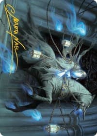 Patrician Geist Art Card (Gold-Stamped Signature) - Art Series: Innistrad: Midnight Hunt - Magic: The Gathering card