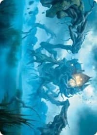 Creeping Inn Art Card - Art Series: Innistrad: Midnight Hunt - Magic: The Gathering card