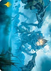 Creeping Inn Art Card (Gold-Stamped Signature) - Art Series: Innistrad: Midnight Hunt - Magic: The Gathering card
