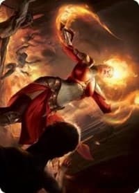 Light Up the Night Art Card - Art Series: Innistrad: Midnight Hunt - Magic: The Gathering card