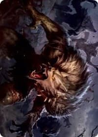 Village Reavers Art Card - Art Series: Innistrad: Midnight Hunt - Magic: The Gathering card