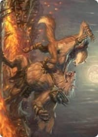 Duel for Dominance Art Card - Art Series: Innistrad: Midnight Hunt - Magic: The Gathering card