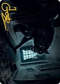 Primal Adversary Art Card (Gold-Stamped Signature) - Art Series: Innistrad: Midnight Hunt - Magic: The Gathering card