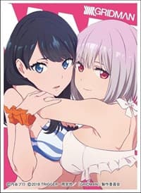 Chara Sleeve Collection No.MT1041: SSSS.Gridman - Akane Shinjo & Rikka Takarada (65-Pack) - Movic Imported Card Sleeves - Card Sleeves card