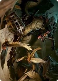 Wing Shredder Art Card - Art Series: Innistrad: Midnight Hunt - Magic: The Gathering card