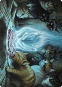 Can't Stay Away Art Card - Art Series: Innistrad: Midnight Hunt - Magic: The Gathering card