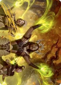 Dawnhart Wardens Art Card (Gold-Stamped Signature) - Art Series: Innistrad: Midnight Hunt - Magic: The Gathering card