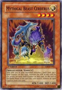 Mythical Beast Cerberus - Structure Deck: Spellcaster's Judgment - YuGiOh card