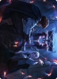 Faithful Mending Art Card - Art Series: Innistrad: Midnight Hunt - Magic: The Gathering card