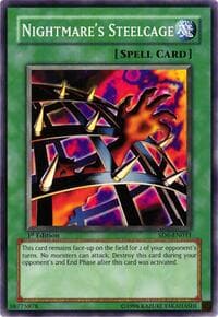 Nightmare's Steelcage - Structure Deck: Spellcaster's Judgment - YuGiOh card