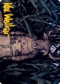 Fleshtaker Art Card (Gold-Stamped Signature) - Art Series: Innistrad: Midnight Hunt - Magic: The Gathering card