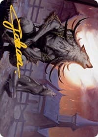 Lord of the Ulvenwald Art Card (Gold-Stamped Signature) - Art Series: Innistrad: Midnight Hunt - Magic: The Gathering card