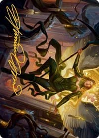 Sigarda, Champion of Light Art Card (Gold-Stamped Signature) - Art Series: Innistrad: Midnight Hunt - Magic: The Gathering card