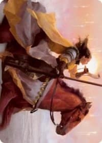 Sunrise Cavalier Art Card - Art Series: Innistrad: Midnight Hunt - Magic: The Gathering card