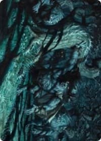 Unnatural Moonrise Art Card - Art Series: Innistrad: Midnight Hunt - Magic: The Gathering card