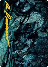 Unnatural Moonrise Art Card (Gold-Stamped Signature) - Art Series: Innistrad: Midnight Hunt - Magic: The Gathering card