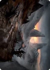 Haunted Ridge Art Card - Art Series: Innistrad: Midnight Hunt - Magic: The Gathering card