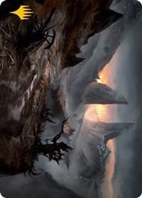 Haunted Ridge Art Card (Gold-Stamped Signature) - Art Series: Innistrad: Midnight Hunt - Magic: The Gathering card